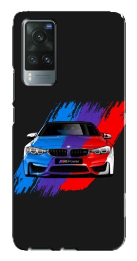 Силиконовый чехол с изображением "Красочный BMW" для Vivo X60 Pro