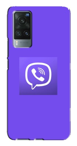 Силиконовый чехол с изображением "Лого Viber" для Vivo X60 Pro