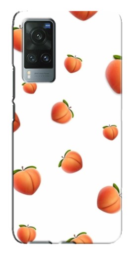 Чехол с картинкой "Маленькие персики" для Vivo X60 Pro