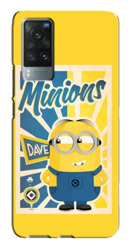 Силиконовый чехол с изображением "Minions" для Vivo X60 Pro