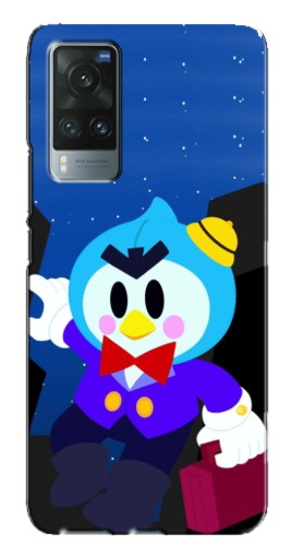 Силиконовый чехол с изображением "Мистер Пи с чемоданчиком" для Vivo X60 Pro