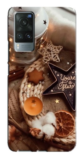 Чехол с картинкой "Новогодняя атмосфера" для Vivo X60 Pro