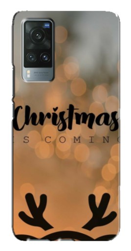 Силиконовый чехол с изображением "Новогодняя заставка" для Vivo X60 Pro