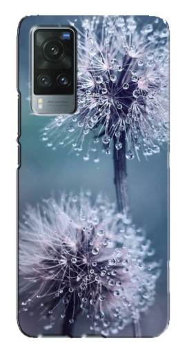 Силиконовый чехол с изображением "Одуванчик с капельками" для Vivo X60 Pro