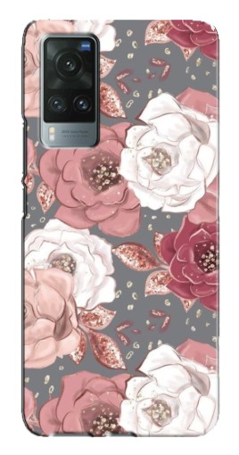 Чехол с печатью "Рисунок розы" для Vivo X60 Pro