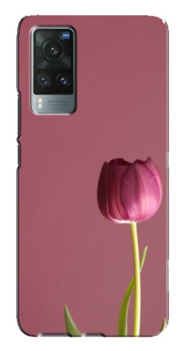Силиконовый чехол с изображением "Розовый тюльпан" для Vivo X60 Pro