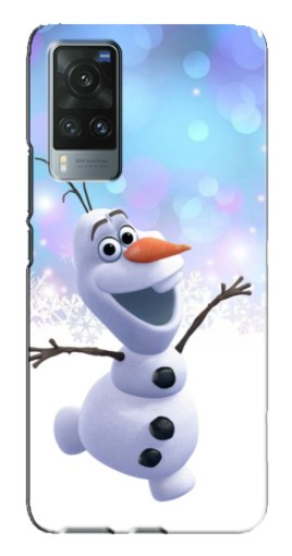 Чехол с принтом "Снеговик Олаф" для Vivo X60 Pro