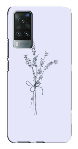 Чехол с печатью "Веточки лаванды" для Vivo X60 Pro