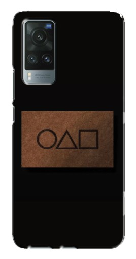 Чехол с картинкой "Визитка игра в кальмара" для Vivo X60 Pro