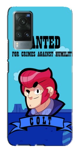 Силиконовый чехол с изображением "WANTED COLT" для Vivo X60 Pro