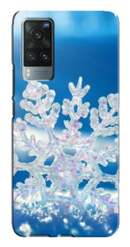 Чехол с картинкой "Яркая снежинка" для Vivo X60 Pro
