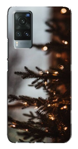 Чехол с печатью "Елка с гирляндой" для Vivo X60 Pro