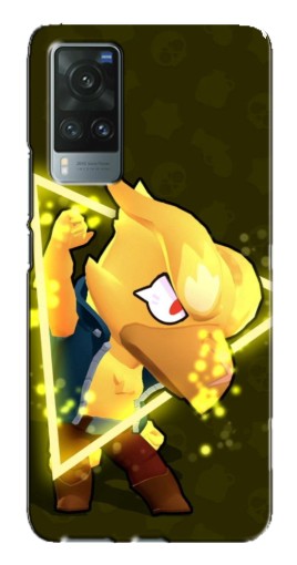 Чехол с принтом "Золотой ворон" для Vivo X60 Pro