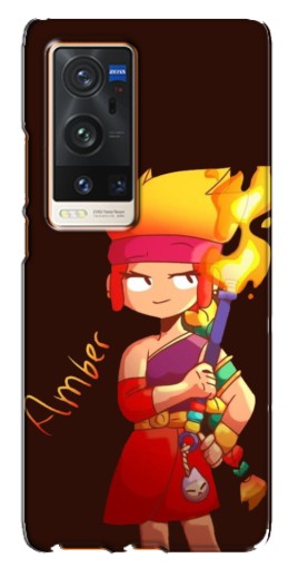 Силиконовый чехол с изображением "Amber с факелом" для Vivo X60 Pro Plus