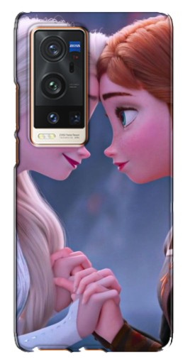 Чехол с картинкой "Анна и Ельза" для Vivo X60 Pro Plus