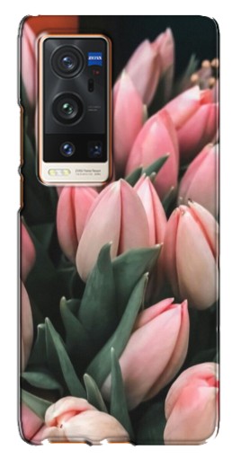 Чехол с принтом "Букет тюльпанов" для Vivo X60 Pro Plus