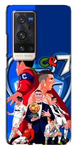 Силиконовый чехол с изображением "CR7" для Vivo X60 Pro Plus