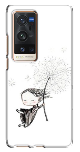 Чехол с принтом "Девочка с одуванчиком" для Vivo X60 Pro Plus