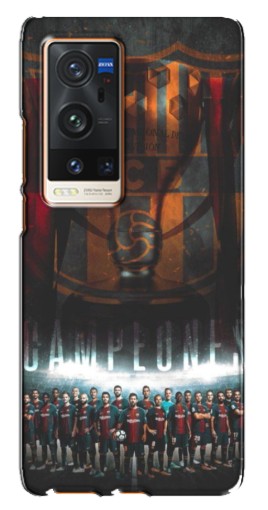 Силиконовый чехол с изображением "FCB Campeones" для Vivo X60 Pro Plus