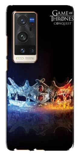 Чехол с картинкой "Корона" для Vivo X60 Pro Plus