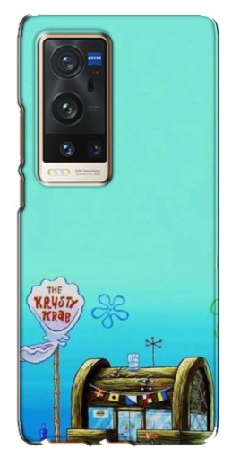 Силиконовый чехол с изображением "Krusty Krab" для Vivo X60 Pro Plus