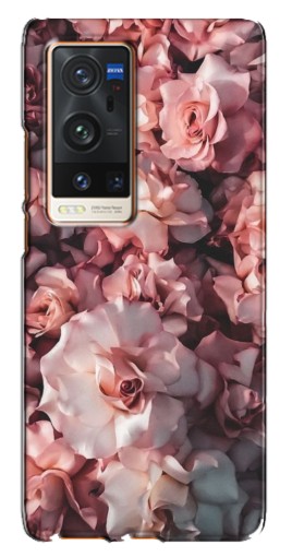 Силиконовый чехол с изображением "Куст роз" для Vivo X60 Pro Plus