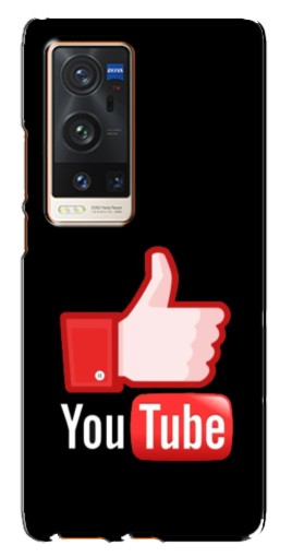 Силиконовый чехол с изображением "Лайк YouTube" для Vivo X60 Pro Plus