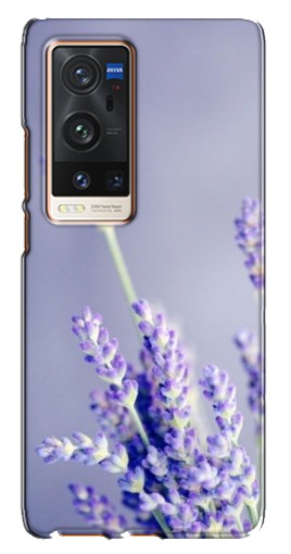 Чехол с печатью "Лаванда вблизи" для Vivo X60 Pro Plus