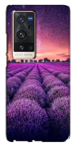 Чехол с принтом "Лавандовое поле" для Vivo X60 Pro Plus