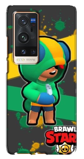 Силиконовый чехол с изображением "Leon Brawl Stars" для Vivo X60 Pro Plus