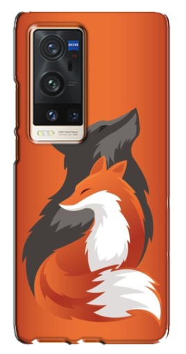Чехол с картинкой "Лиса ART" для Vivo X60 Pro Plus