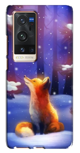 Чехол с принтом "Лисичка в лесу" для Vivo X60 Pro Plus