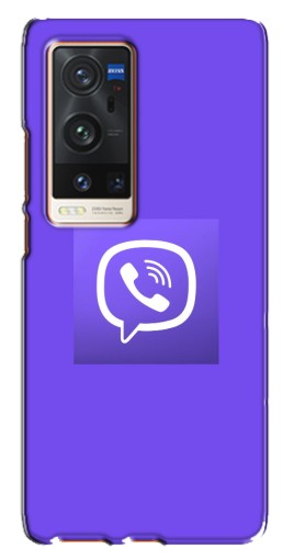 Силиконовый чехол с изображением "Лого Viber" для Vivo X60 Pro Plus