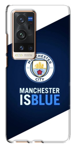 Чехол с принтом "Manchester is Blue" для Vivo X60 Pro Plus