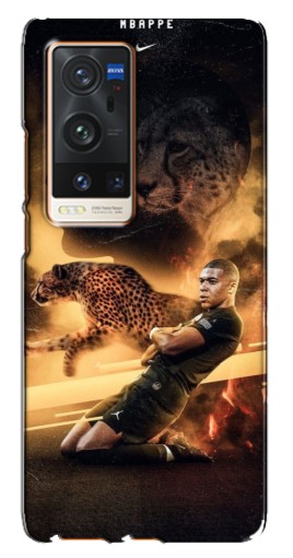 Чехол с картинкой "Мбаппе пантера" для Vivo X60 Pro Plus