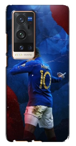 Силиконовый чехол с изображением "Мбаппе в Франции" для Vivo X60 Pro Plus