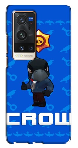 Чехол с печатью "Медаль Crow" для Vivo X60 Pro Plus