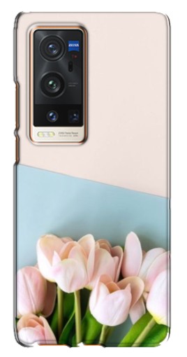 Силиконовый чехол с изображением "Нежные тюльпаны" для Vivo X60 Pro Plus