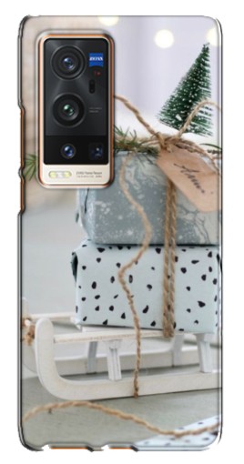 Чехол с картинкой "Подарки на санках" для Vivo X60 Pro Plus