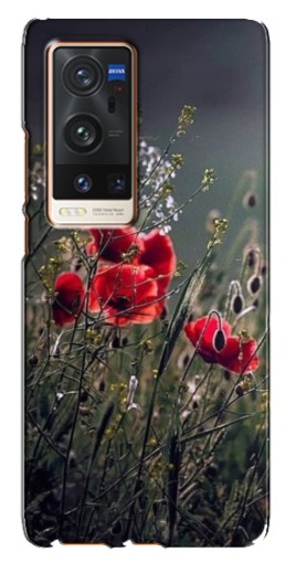 Чехол с принтом "Поле цветов" для Vivo X60 Pro Plus