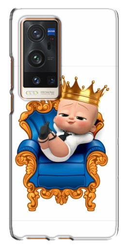 Чехол с принтом "Ребенок Король" для Vivo X60 Pro Plus