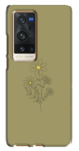 Чехол с печатью "Рисунок ромашка" для Vivo X60 Pro Plus