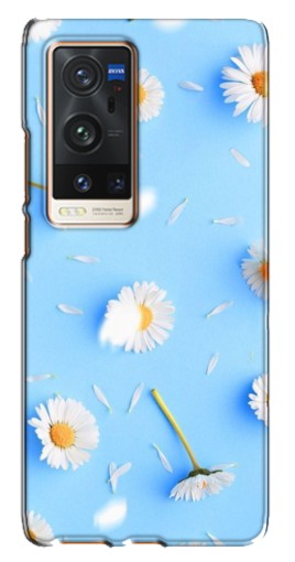 Чехол с принтом "Ромашковый фон" для Vivo X60 Pro Plus
