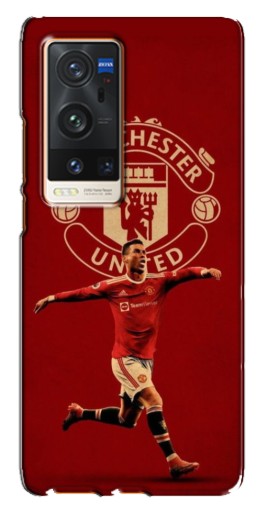Силиконовый чехол с изображением "Ronaldo в МЮ" для Vivo X60 Pro Plus
