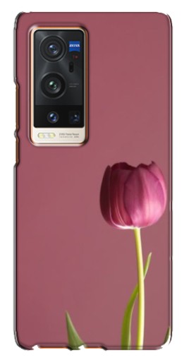 Силиконовый чехол с изображением "Розовый тюльпан" для Vivo X60 Pro Plus