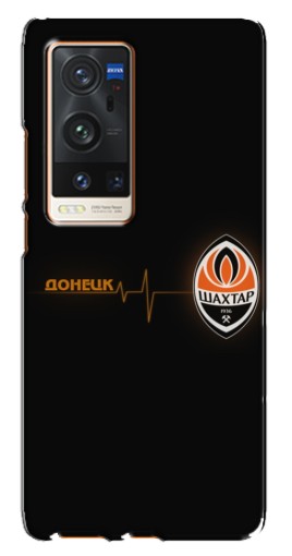 Чехол с картинкой "Шахтер в сердце" для Vivo X60 Pro Plus