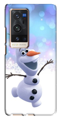 Силиконовый чехол с изображением "Снеговик Олаф" для Vivo X60 Pro Plus