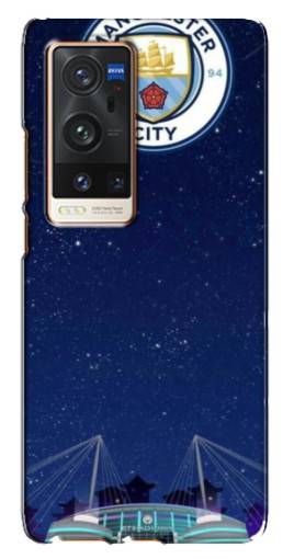 Силиконовый чехол с изображением "Стадион Ман Сити" для Vivo X60 Pro Plus