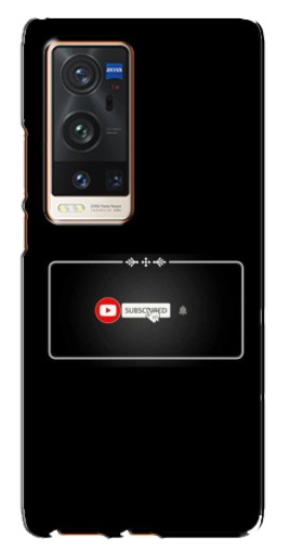 Силиконовый чехол с изображением "subscribed" для Vivo X60 Pro Plus