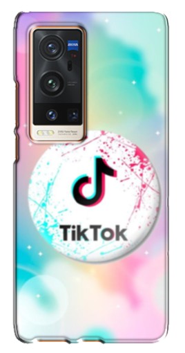 Чехол с принтом "TikTok принт" для Vivo X60 Pro Plus